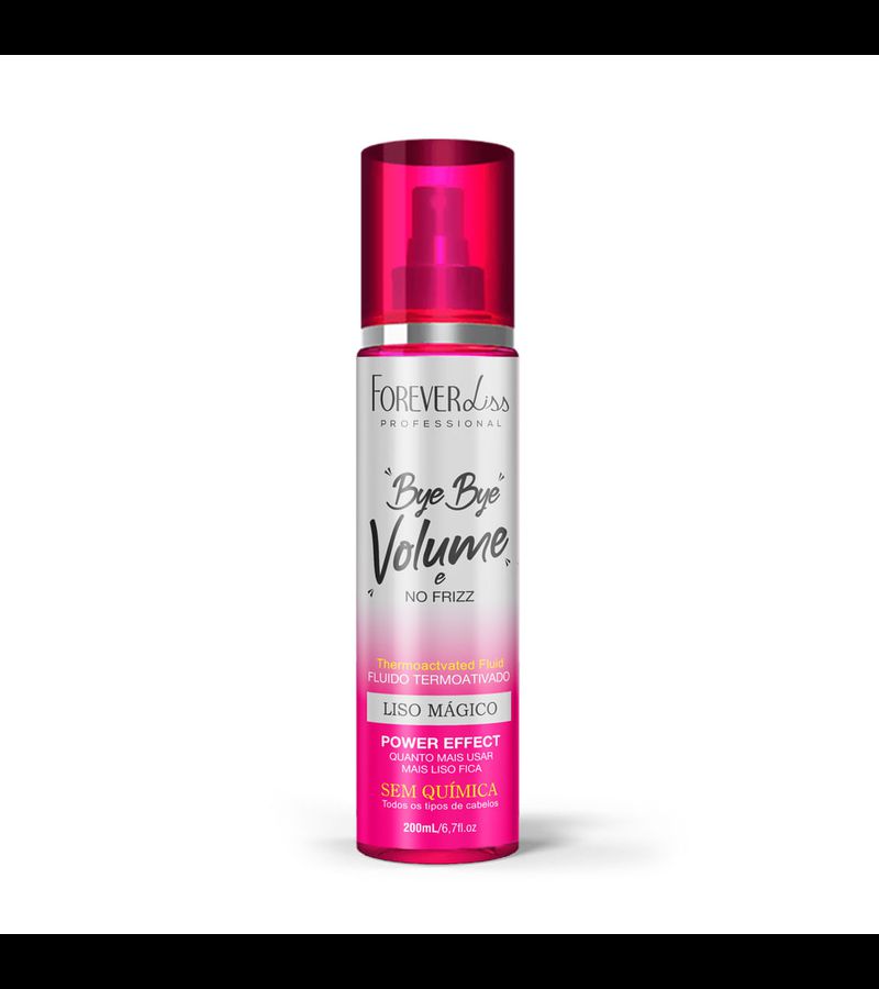 Forever Liss Bye Bye Volume e Frizz Liso Mágico 20... - AIKO COSMÉTICOS