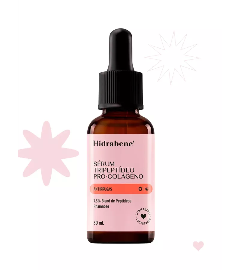 Hidrabene Sérum Tripeptídeo Pró-Colágeno Antirruga... - AIKO COSMÉTICOS