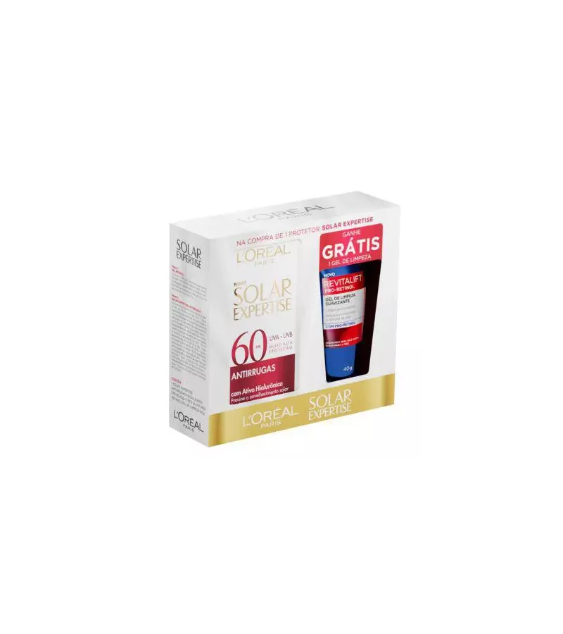 L'oréal Paris Kit Protetor Solar Expertise FPS60 A... - AIKO COSMÉTICOS