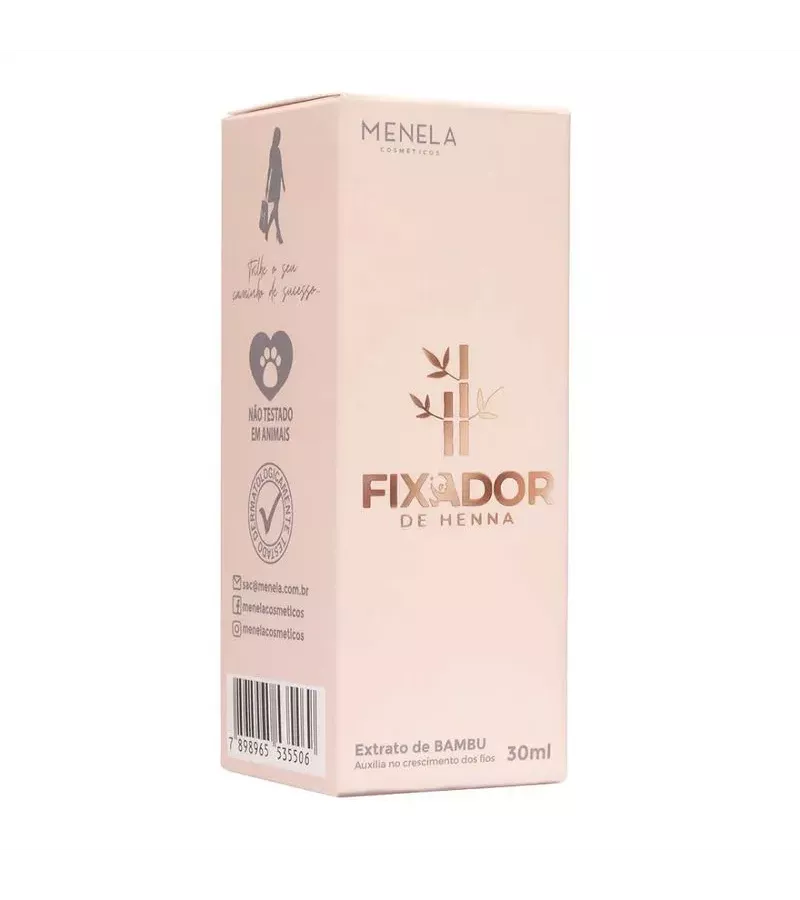 Menela Fixador de Henna 30ml - AIKO COSMÉTICOS
