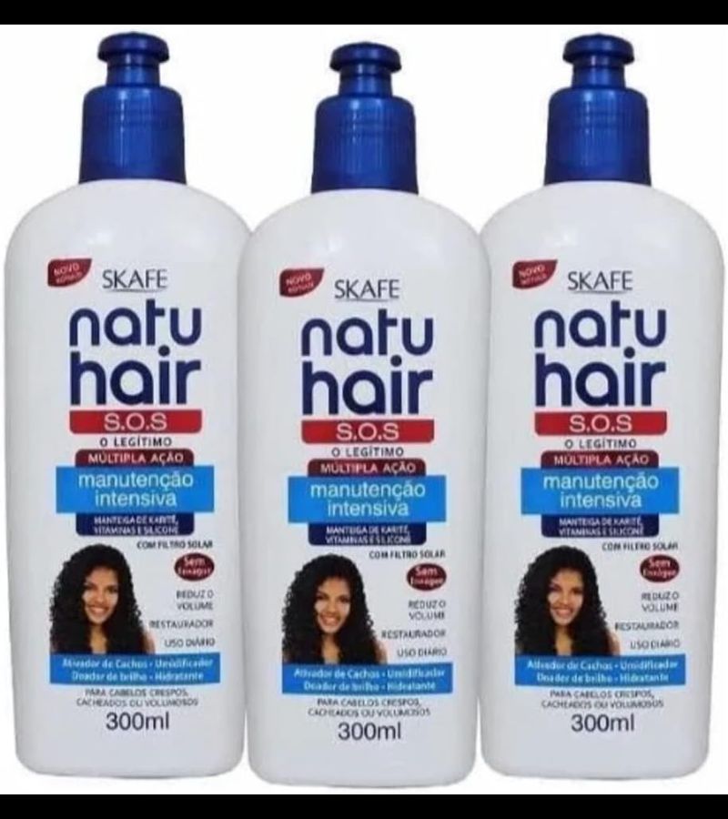 Natuhair S.O.S Manutenção Intensiva kit c/3 unidad... - AIKO COSMÉTICOS