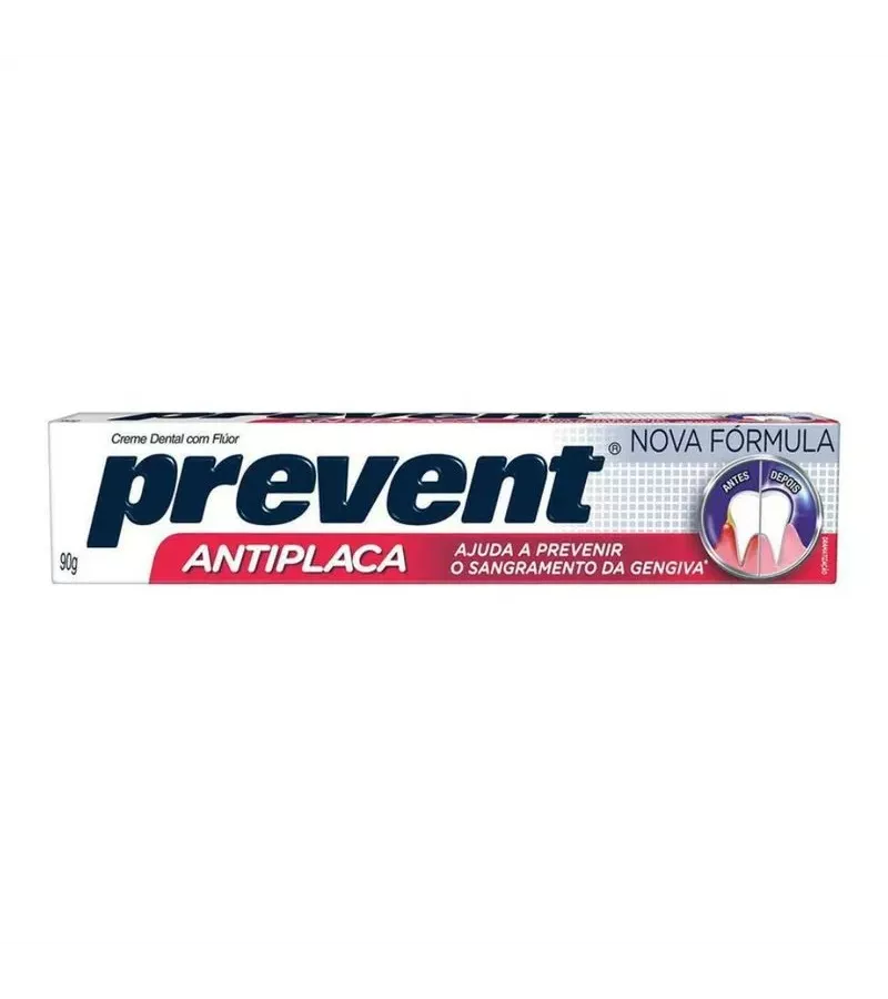 Prevent Creme Dental com Flúor 90g - AIKO COSMÉTICOS