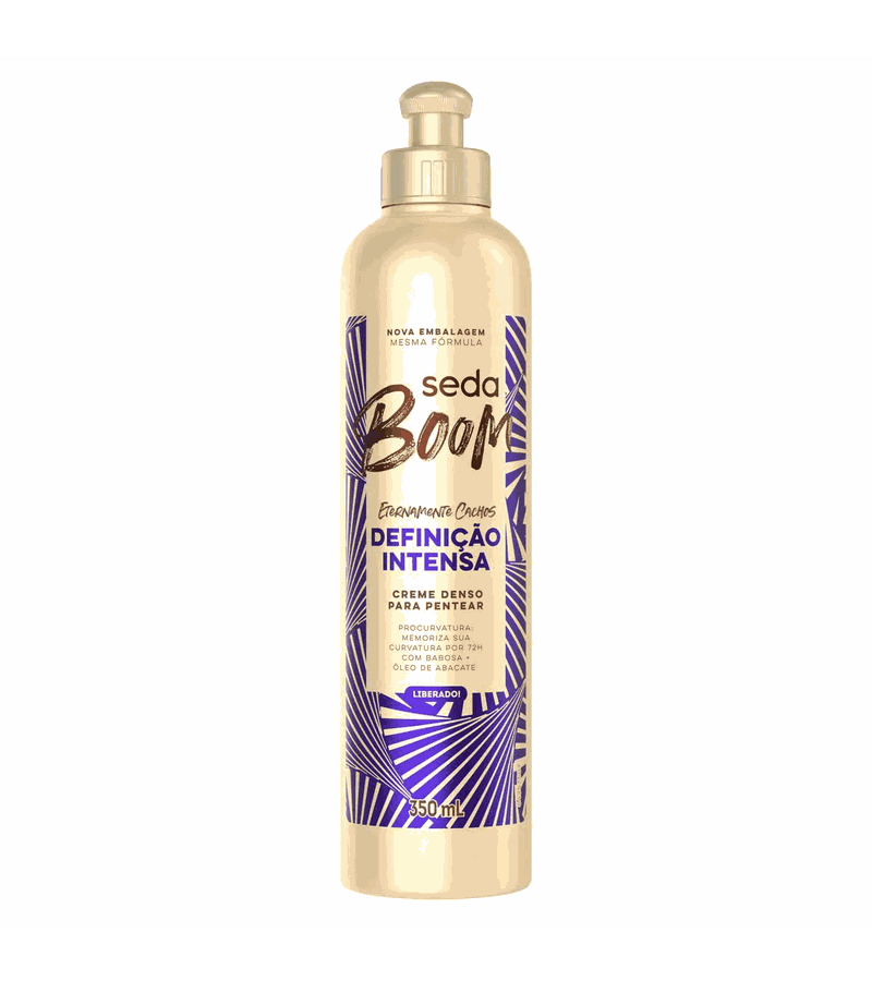 Seda Boom Definição Intensa Creme Denso para Pente... - AIKO COSMÉTICOS