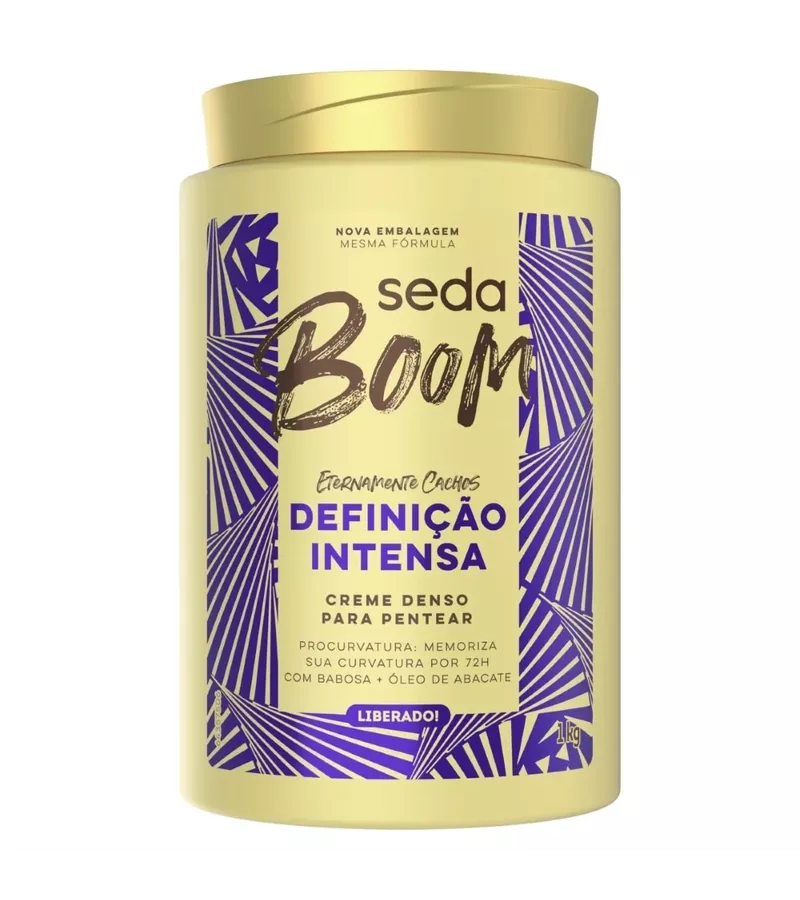 Seda Boom Definição Intensa Creme para Pentear 1kg... - AIKO COSMÉTICOS