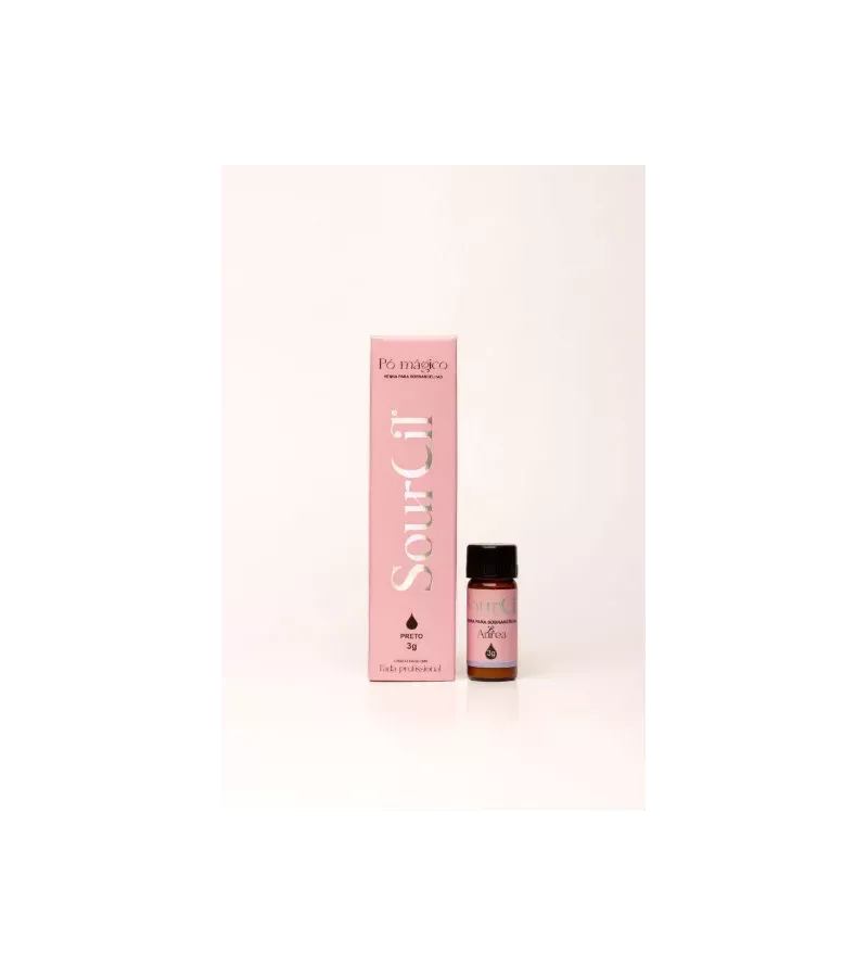 SourCil Henna para Sobrancelha 3h Preto - AIKO COSMÉTICOS