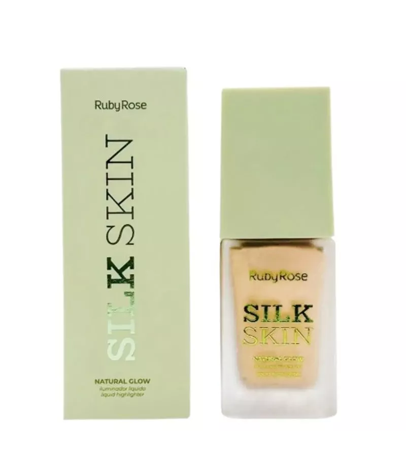 Ruby Rose Silk Skin Natural Glow Iluminador Líquid... - AIKO COSMÉTICOS