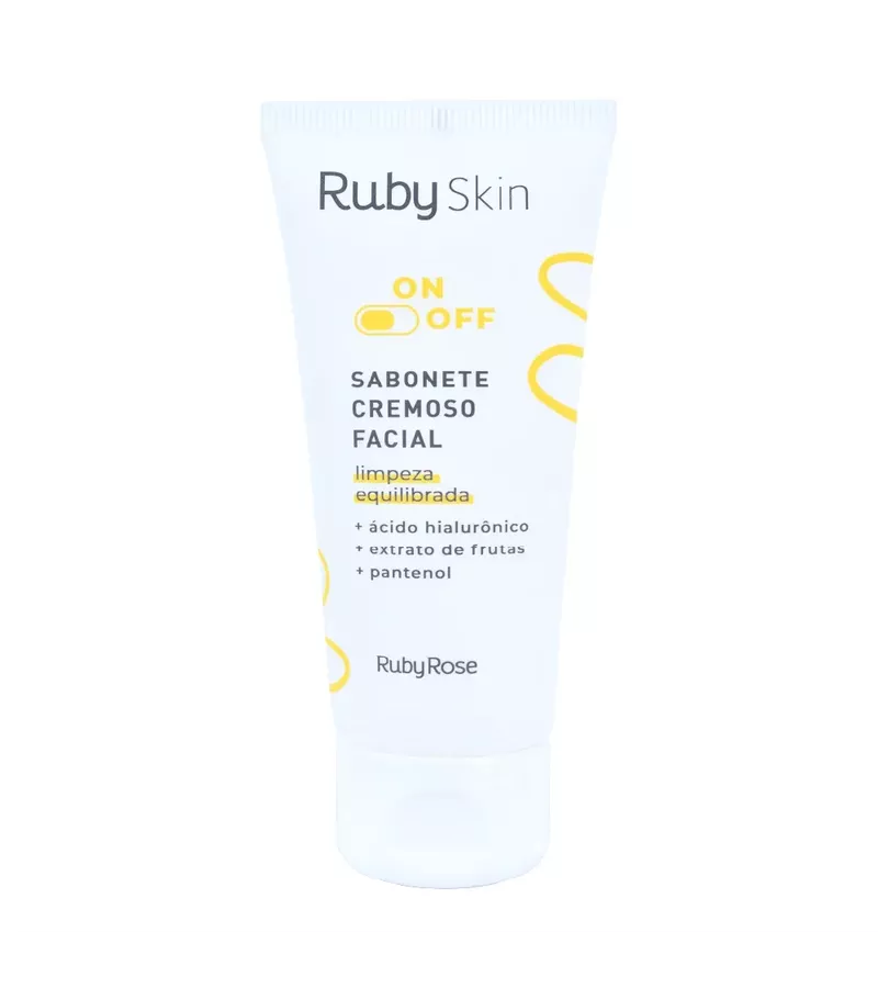 Ruby Rose On Off Sabonete Cremoso Facial Limpeza E... - AIKO COSMÉTICOS