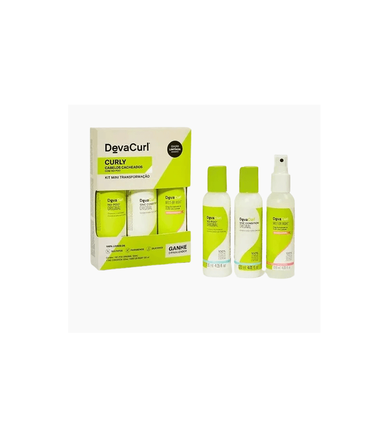 Deva Curl Curly Cabelos Cacheados Com No-Poo - AIKO COSMÉTICOS