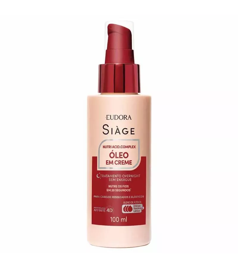 Eudora Siáge Óleo em Creme Nutri Acid.Complex 100m... - AIKO COSMÉTICOS