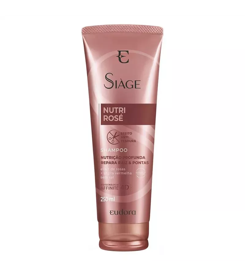 Eudora Siáge Shampoo Nutri Rosé 250ml - AIKO COSMÉTICOS