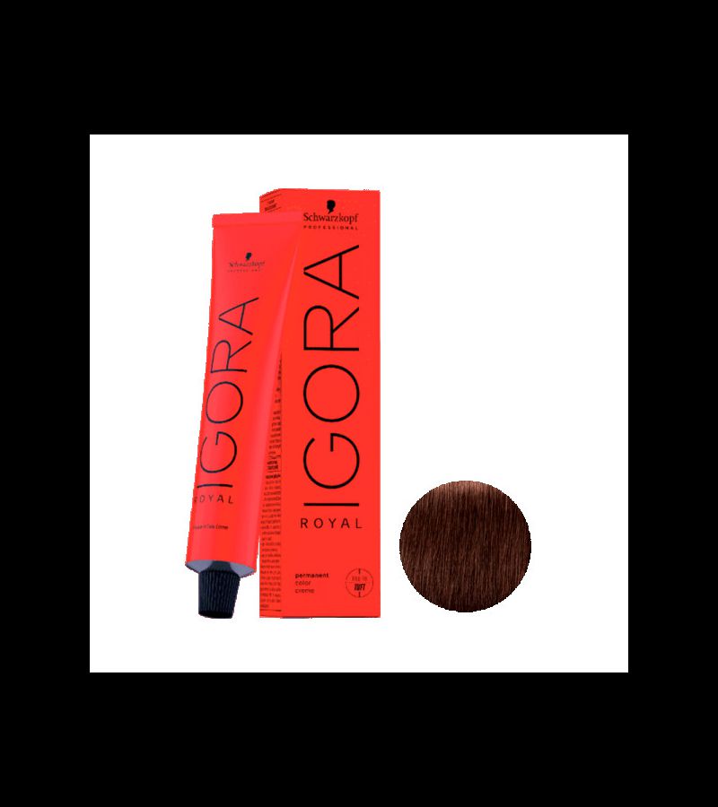 Igora Royal Coloração Creme Permanente 5-7 Castanh... - AIKO COSMÉTICOS