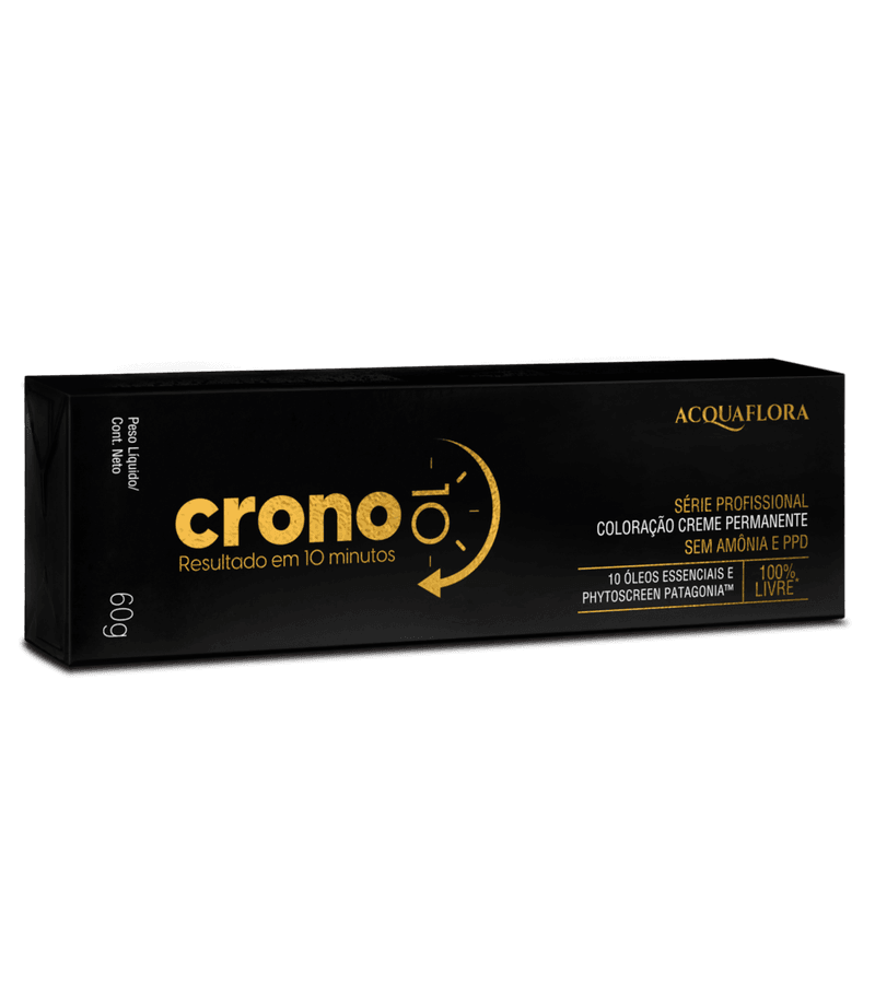 Acquaflora Crono 10 Coloração Creme Permanente 1.0... - AIKO COSMÉTICOS