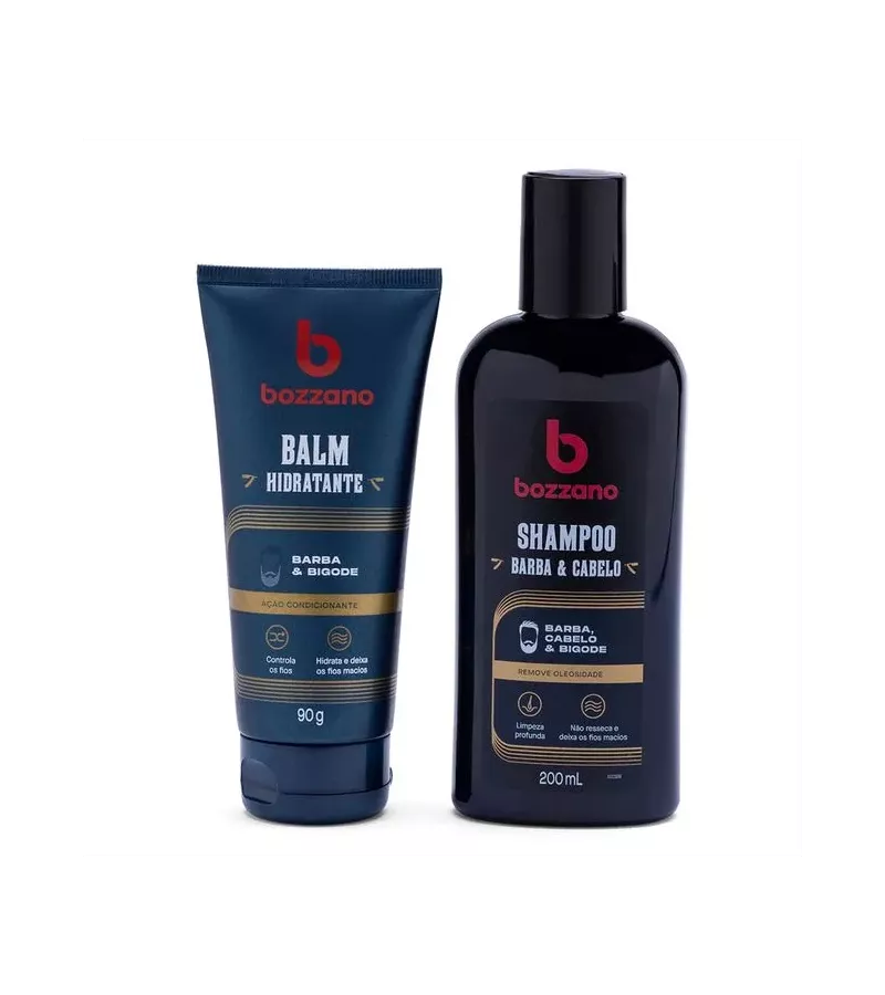 Bozzano Kit para Cabelo e Barba - AIKO COSMÉTICOS