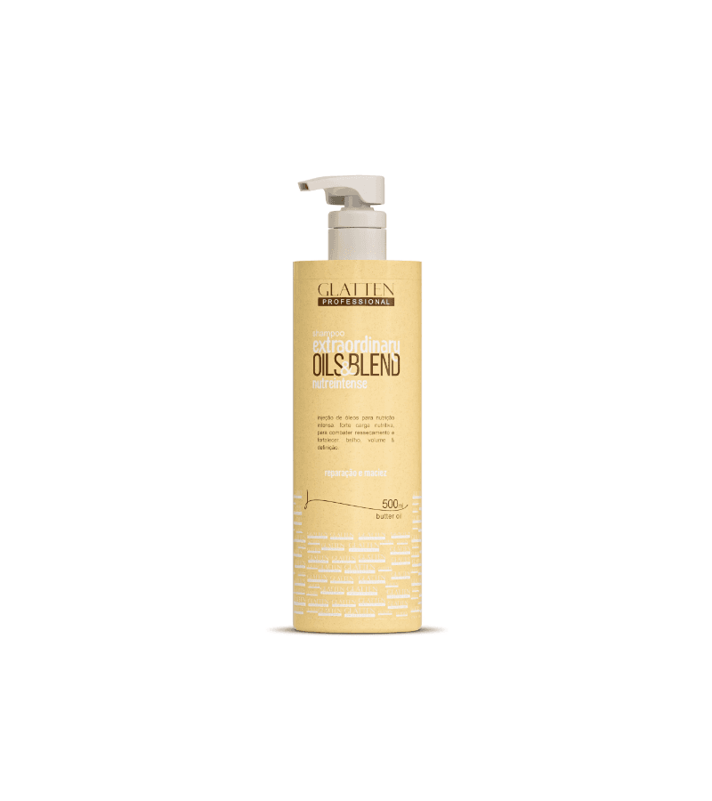 Glatten Shampoo Extraordinary Oils&Blend Nutreint... - AIKO COSMÉTICOS