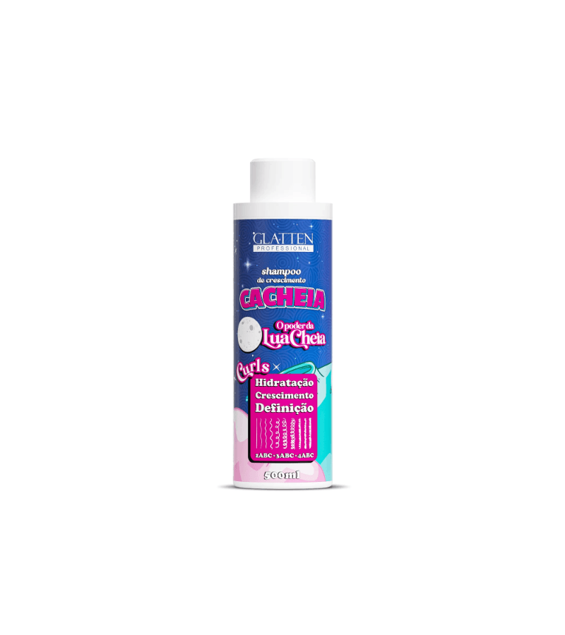 Glatten Shampoo de Crescimento Cacheia 500ml - AIKO COSMÉTICOS