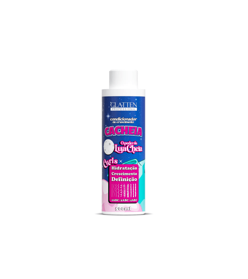 Glatten Condicionador de Crescimento Cacheia 500ml - AIKO COSMÉTICOS