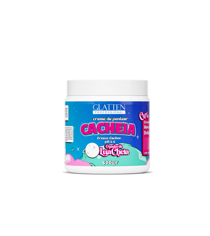 Glatten Creme de Pentear Cacheia 500gr - AIKO COSMÉTICOS