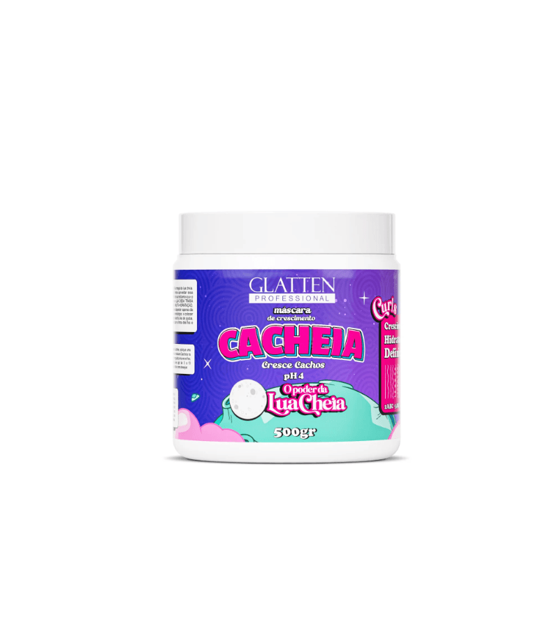 Glatten Máscara de Crescimento Cacheia 500gr - AIKO COSMÉTICOS
