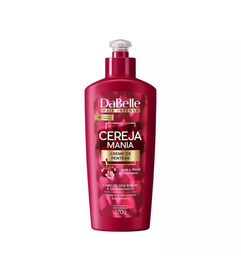 Dabelle Cereja Mania Creme de Pentear 270g - AIKO COSMÉTICOS