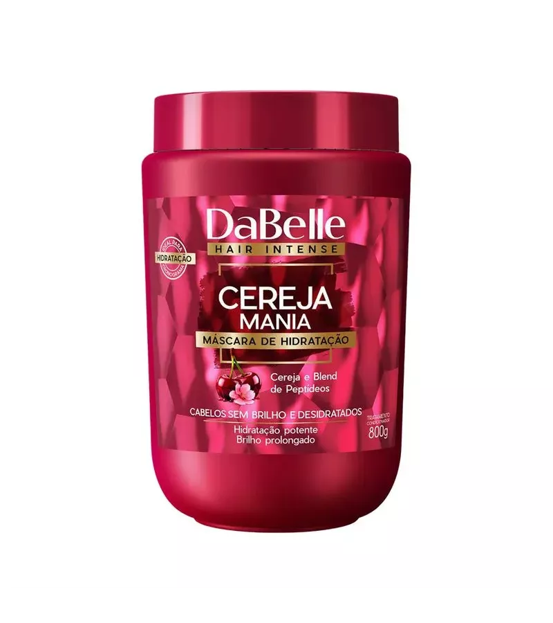 Dabelle Cereja Mania Máscara de Hidratação 800g - AIKO COSMÉTICOS