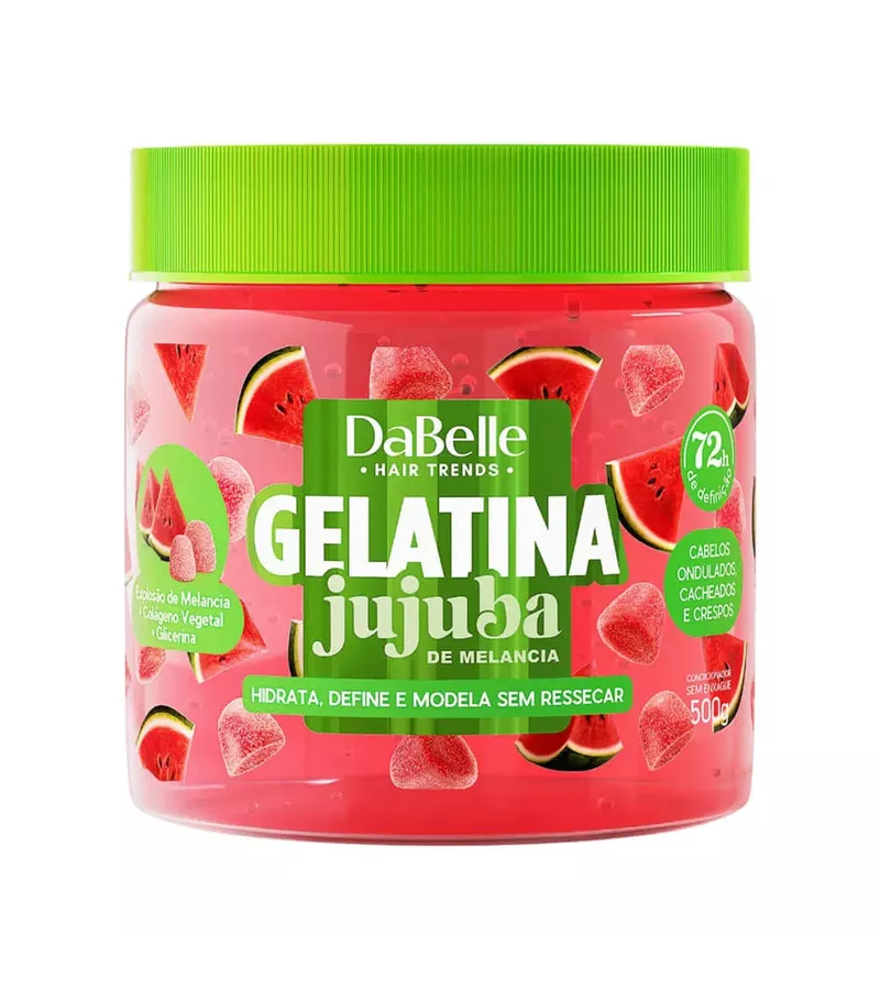 Dabelle Gelatina Jujuba de Melancia 500g - AIKO COSMÉTICOS
