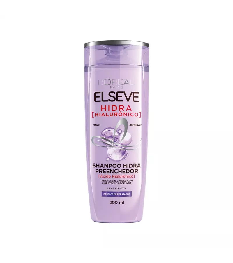 Shampoo Preenchedor Elseve Hidra Hialurônico 200mL - AIKO COSMÉTICOS