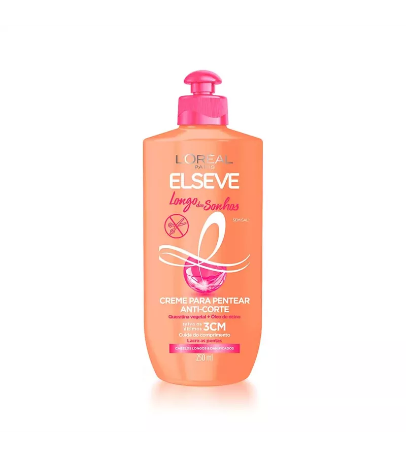 Creme para Pentear Elseve Longo dos Sonhos 250mL - AIKO COSMÉTICOS