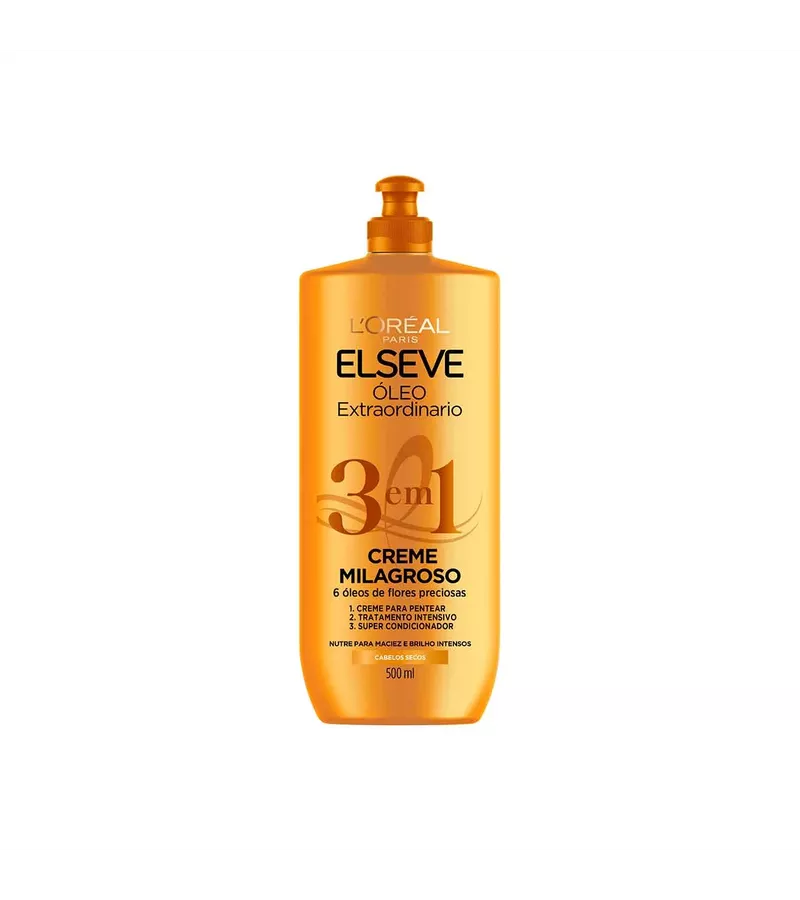 Óleo Elseve Extraordinário 3 em 1 500mL - AIKO COSMÉTICOS