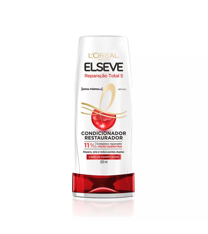 Condicionador Elseve Reparação Total 5+ 200mL - AIKO COSMÉTICOS