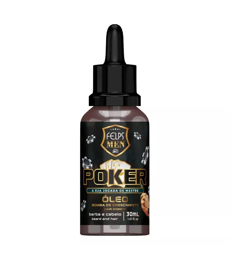 Felps Men Poker – Óleo Bomba de Crescimento 30ml - AIKO COSMÉTICOS