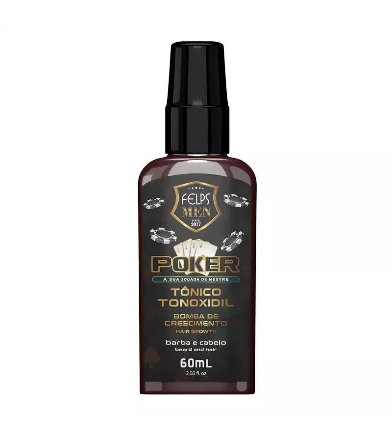 Felps Men Poker Tônico Capilar 60ml - AIKO COSMÉTICOS