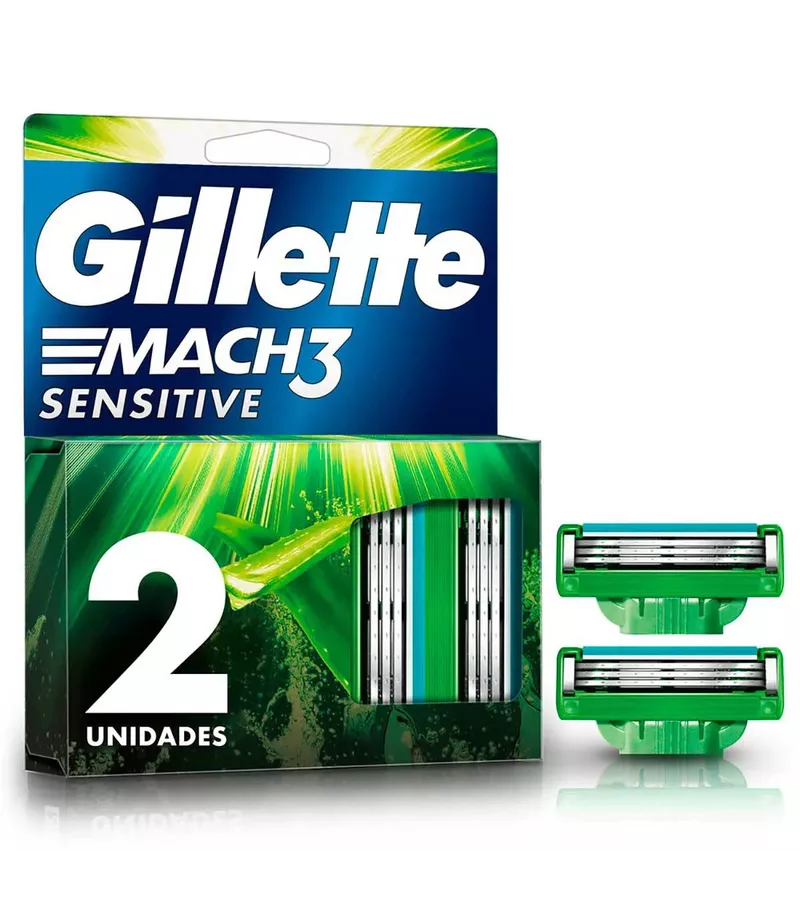 Carga para Aparelho de Barbear Gillette Mach3 Sens... - AIKO COSMÉTICOS
