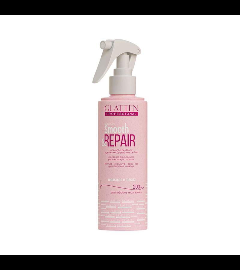 Glatten Leave-in Smooth&Repair 200ml - AIKO COSMÉTICOS