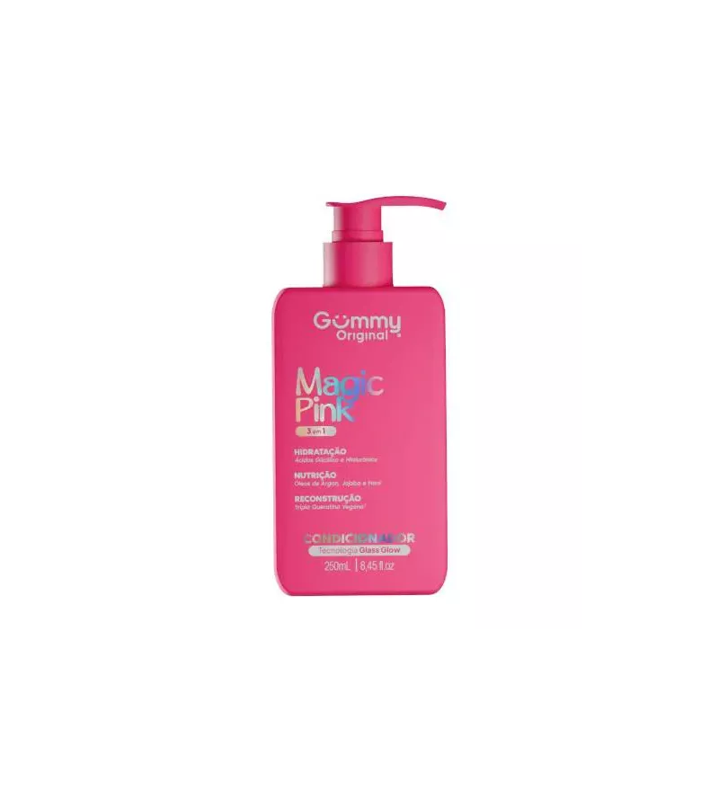 Condicionador Gummmy Hair Magic Pink 250ml - AIKO COSMÉTICOS