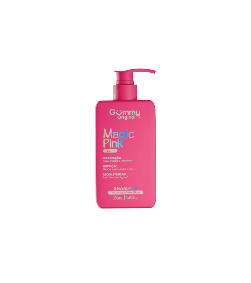Shampoo Gummmy Hair Magic Pink 250ml - AIKO COSMÉTICOS