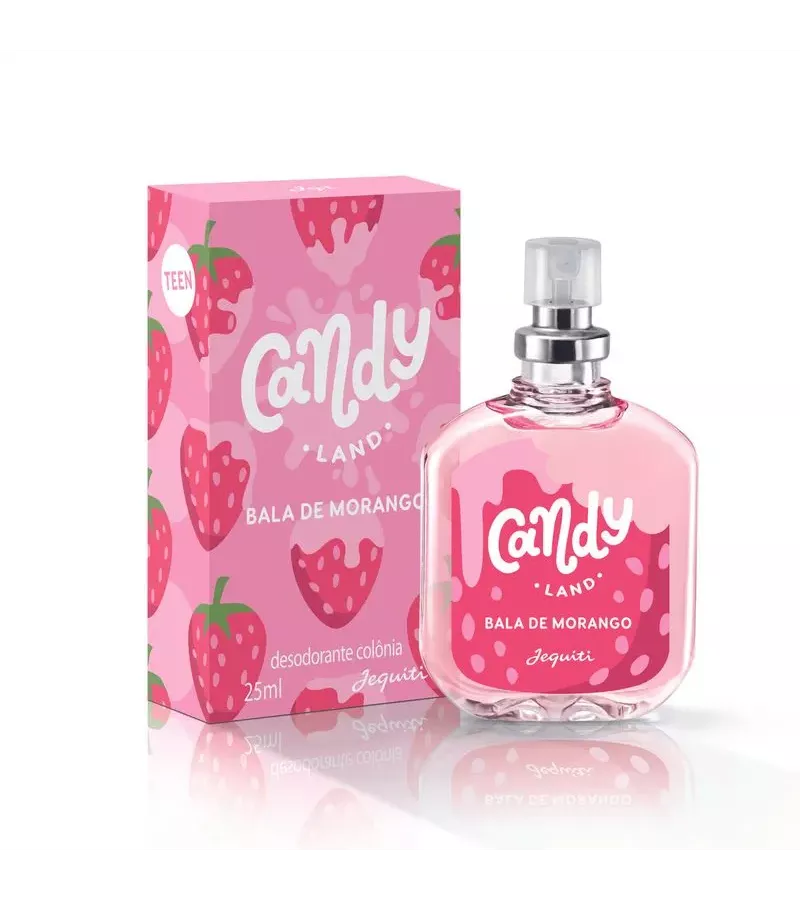 Jequiti Desodorante Colônia Candy Land Bala de Mor... - AIKO COSMÉTICOS