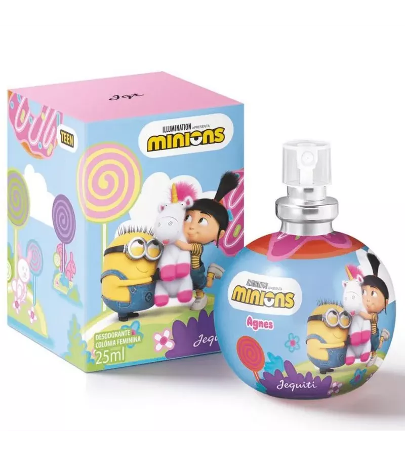 Jequiti Desodorante Colônia Minions Agnes 25ml - AIKO COSMÉTICOS