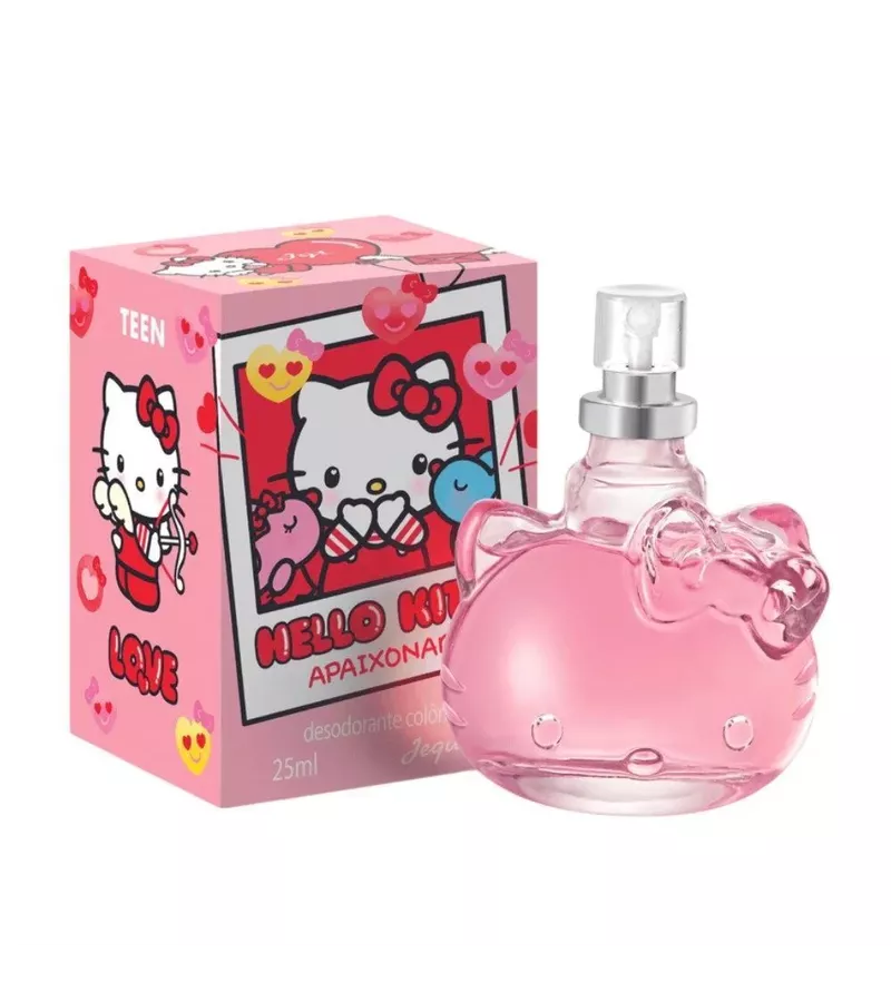 Jequiti Desodorante Colônia Hello Kitty Apaixonada... - AIKO COSMÉTICOS