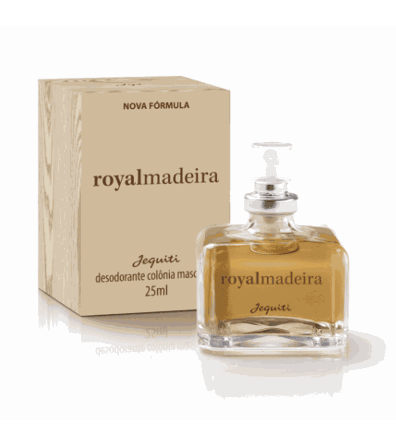 Jequiti Desodorante Colônia Masculina RoyalMadeira... - AIKO COSMÉTICOS