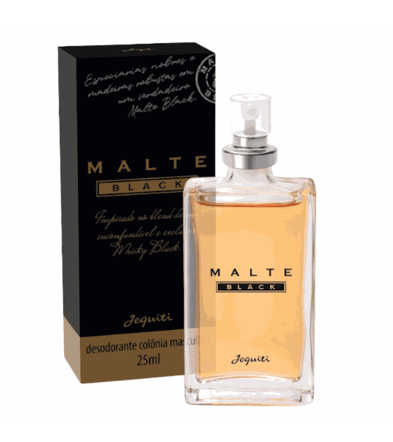 Jequiti Desodorante Colônia Malte Black 25ml - AIKO COSMÉTICOS