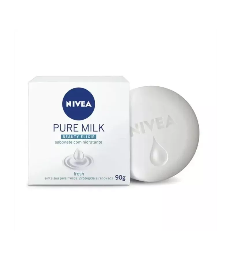 Nivea Sabonete em Barra Pure Milk Beauty Elixir Fr... - AIKO COSMÉTICOS
