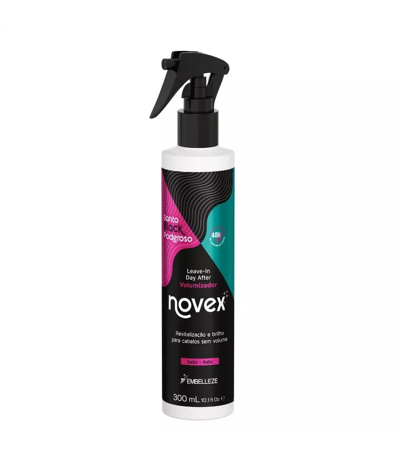Novex Leave-In Santo Black Poderoso Day After Vol... - AIKO COSMÉTICOS