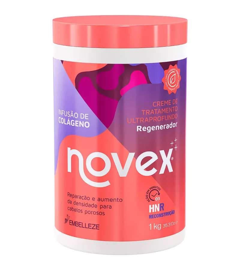 Creme de Tratamento Novex Infusão de Colágeno 1KG - AIKO COSMÉTICOS