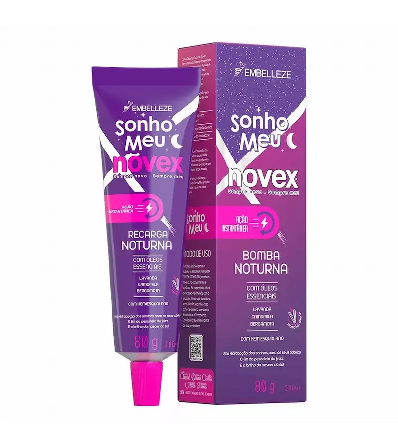 Novex Sonho Meu Recarga Noturna 80g - AIKO COSMÉTICOS