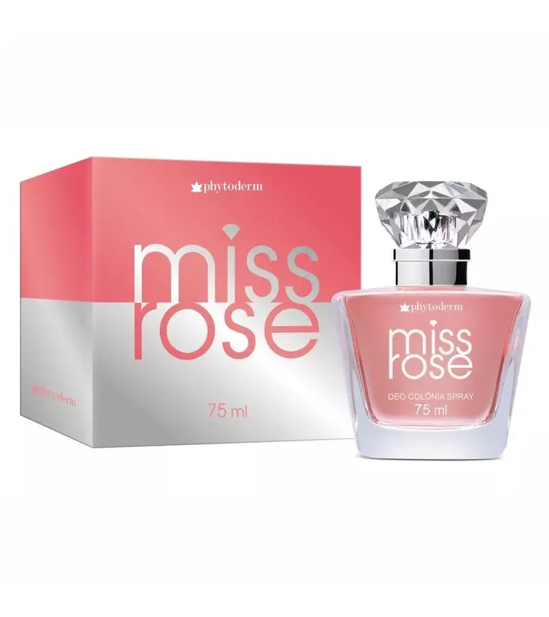 Phytoderm Deo Colônia Miss Rose 75ml - AIKO COSMÉTICOS