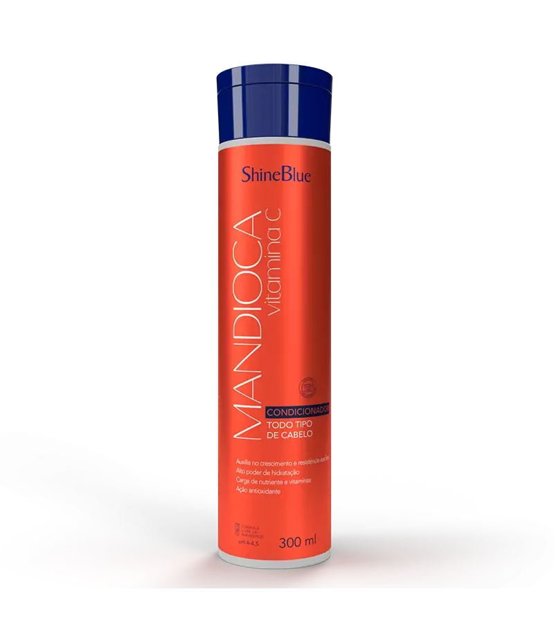 Shine Blue Condicionador Mandioca 300ml - AIKO COSMÉTICOS