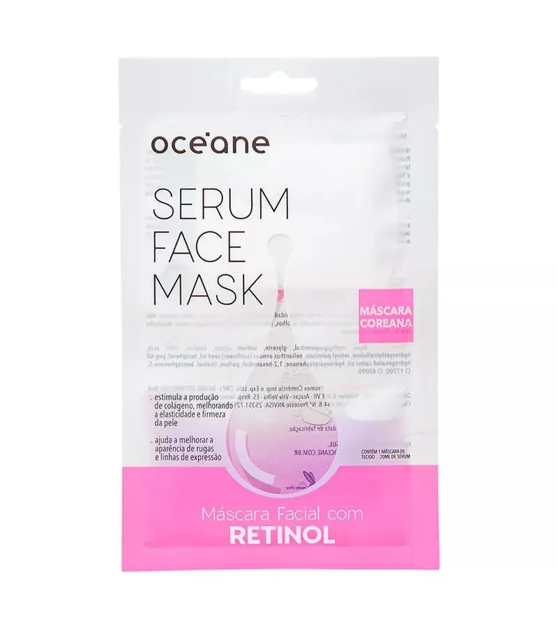 Oce'ane Máscara Facial Face Mask Retinol 1 Un - AIKO COSMÉTICOS