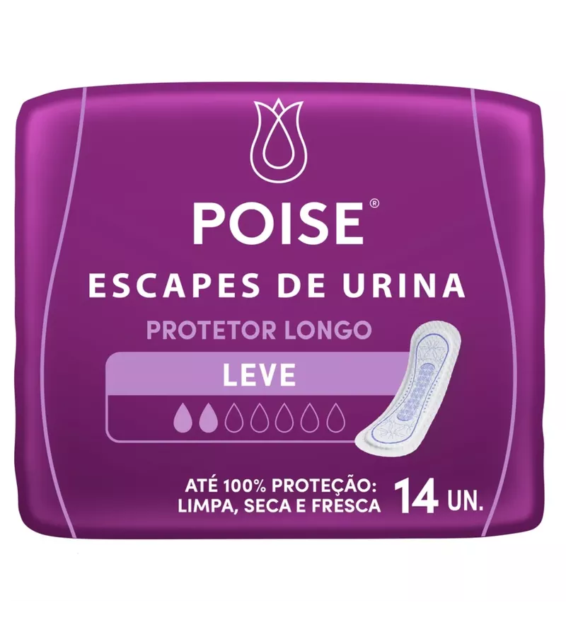 Poise Protetor Diário para Escape de Urina Absorçã... - AIKO COSMÉTICOS