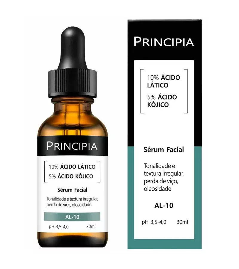 Principia Sérum Facial Ácido Lático AL-10 30ml - AIKO COSMÉTICOS