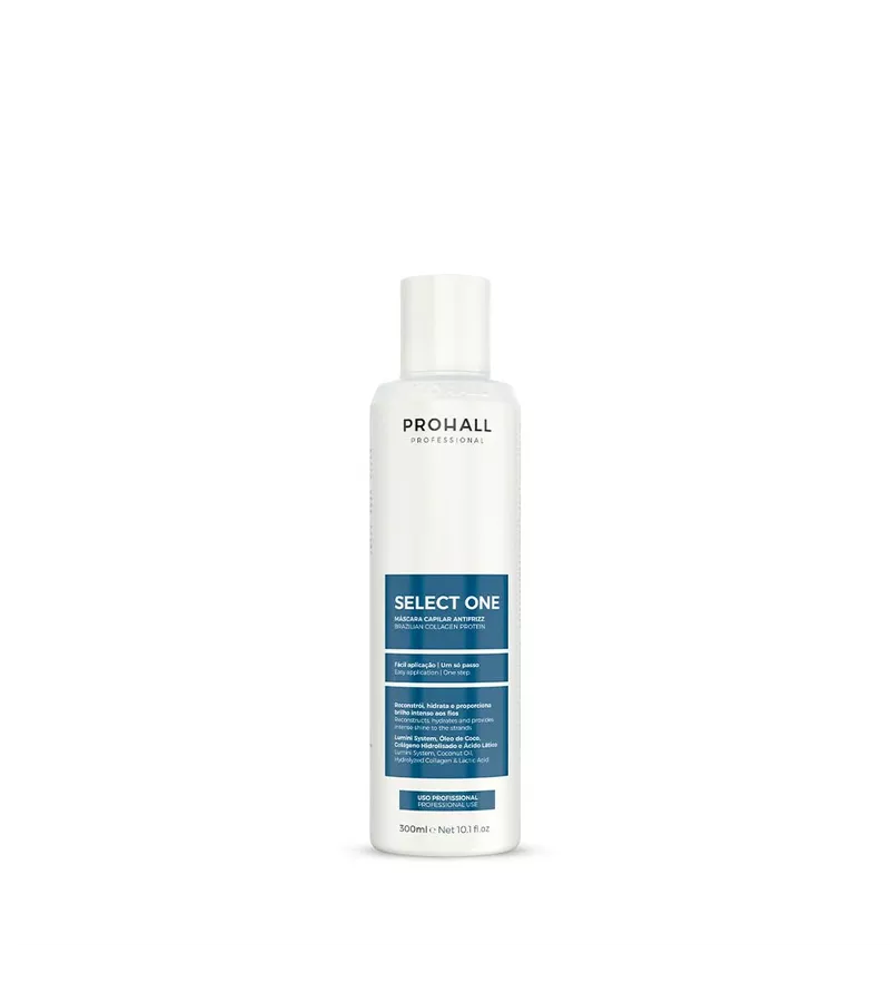Prohall Select One Máscara Capilar Antifrizz 300ml... - AIKO COSMÉTICOS